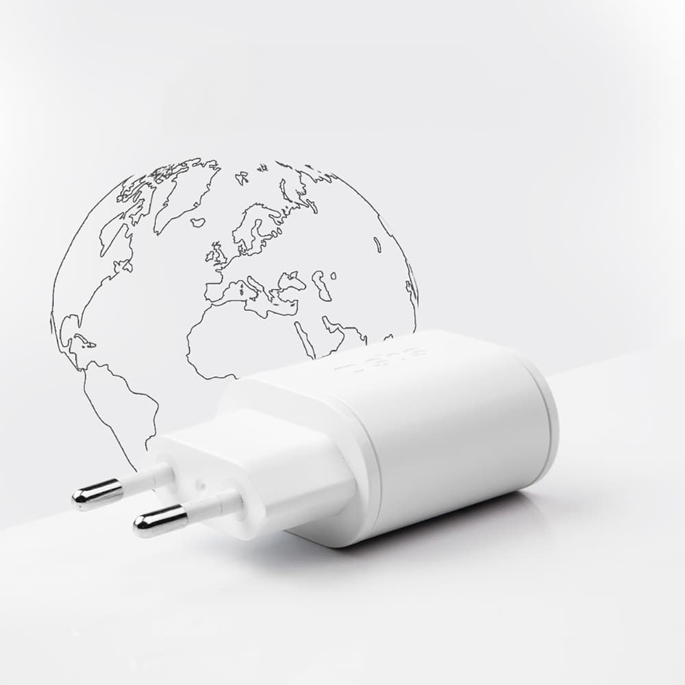 SBS 20W stenski polnilnik USB-A USB-C s Power Delivery - bel 4