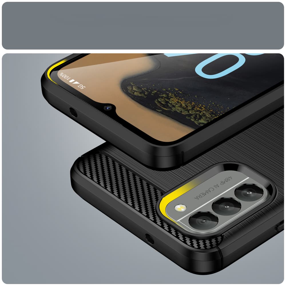 Hurtel Carbon Case ovitek za Nokia G400, črn 7