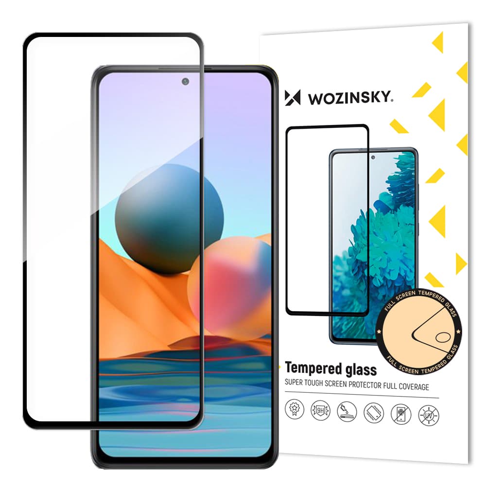 Wozinsky Super Durable Full Glue steklo z okvirjem za Xiaomi / POCO