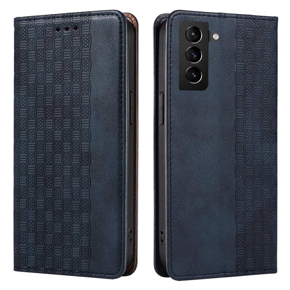 Ovitek Magnet Strap Case za Samsung Galaxy S22+ (S22 Plus) (denarnica, vrvica), modri 8