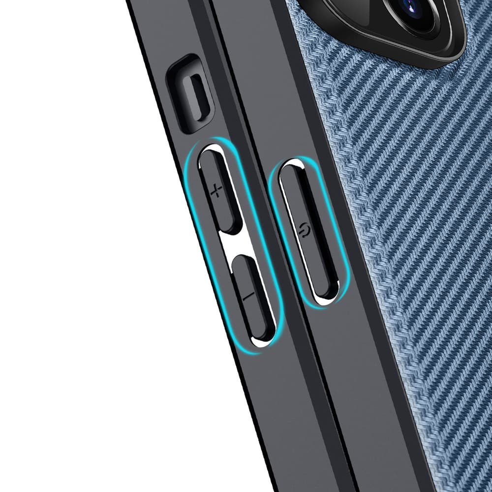 Ovitek Dux Ducis Fino za iPhone 14 Plus, najlon, moder 7