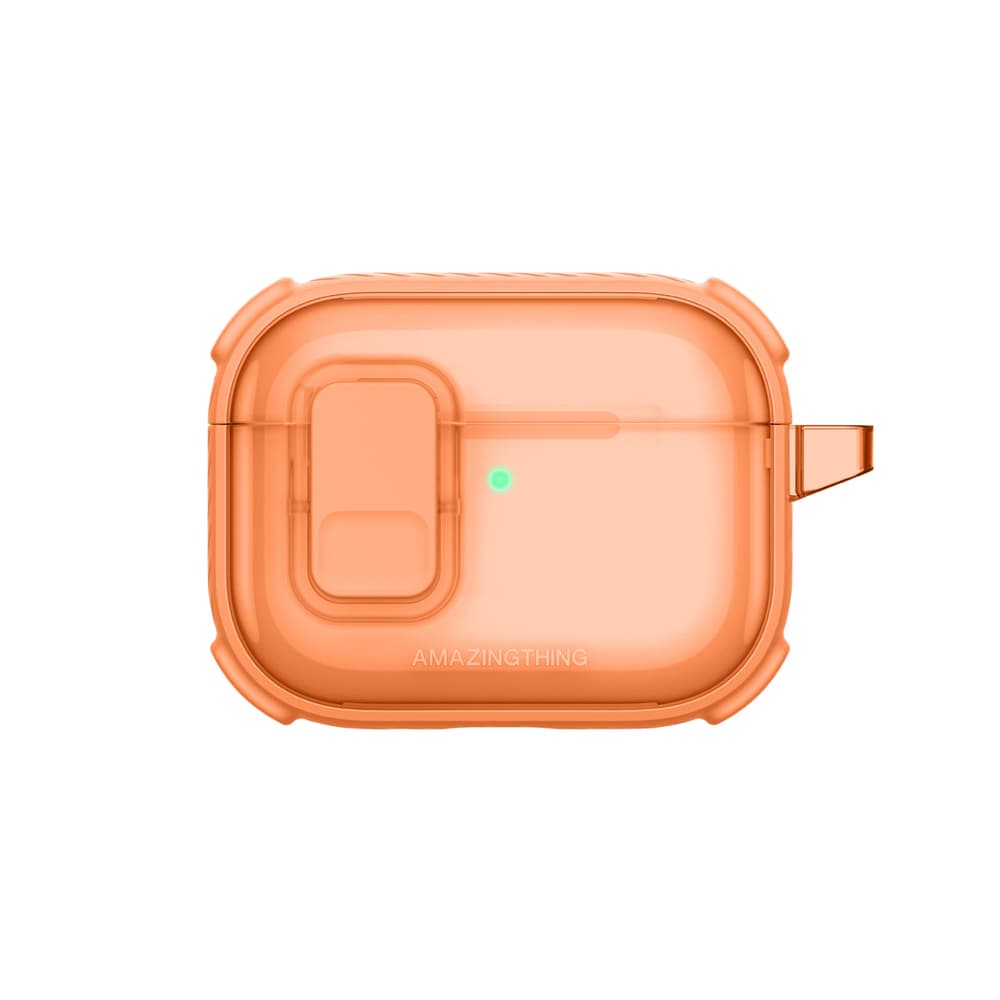 AmazingThing Titan Pro Mag ovitek za AirPods Pro 3 - oranžen