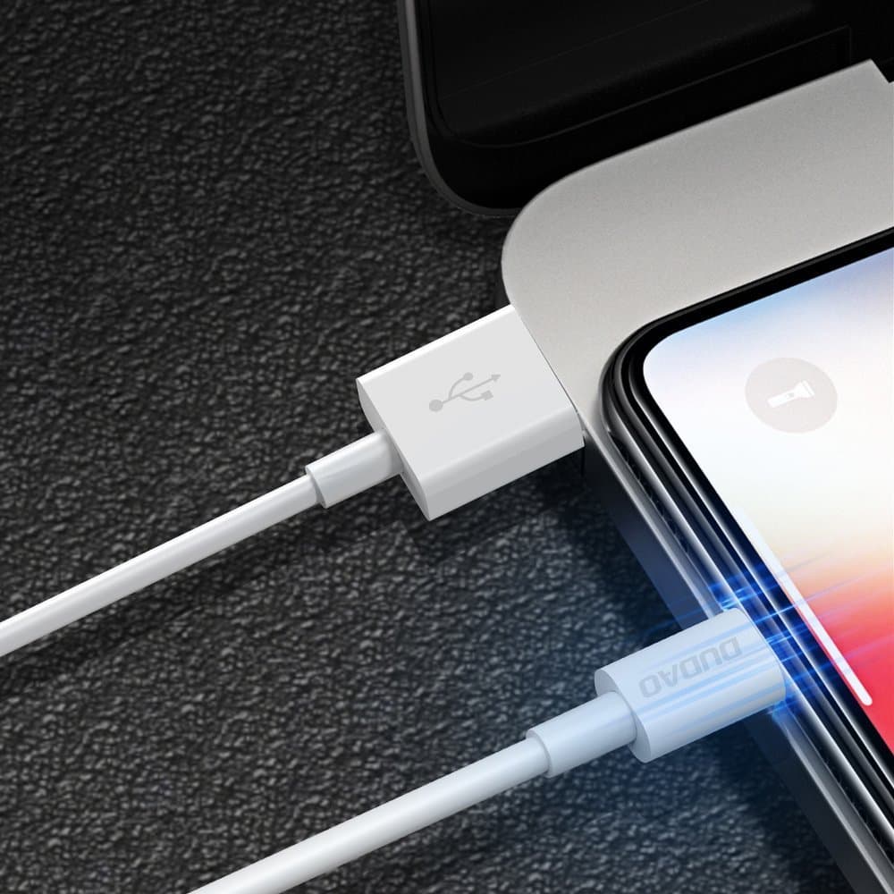 Dudao L1L kabel USB/Lightning, 3A, 1m, bel 7
