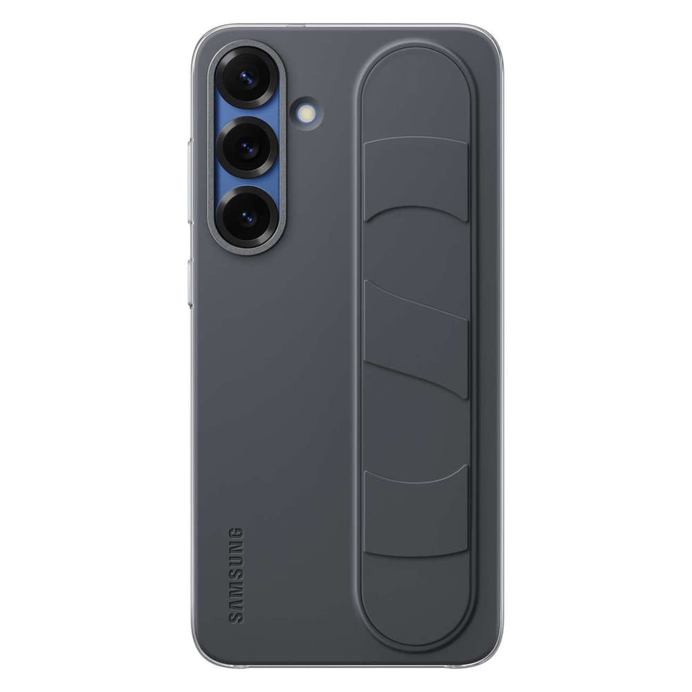 Samsung Standing Grip silikonski ovitek EF-GS931CBEGWW z ročajem/stojalom za Samsung Galaxy S25 - črn