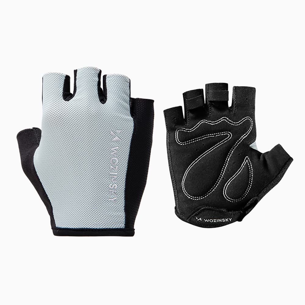 Wozinsky WRR-02M Kolesarske rokavice M - sive