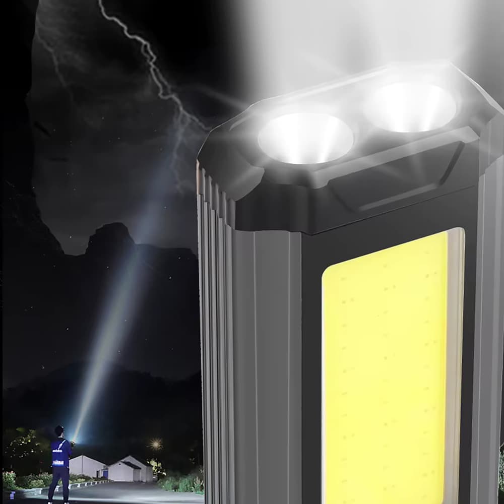 Delovna svetilka Wozinsky WLR-15W, 15W, 1500lm CREE LED, IPX6, funkcija power bank - siva 8