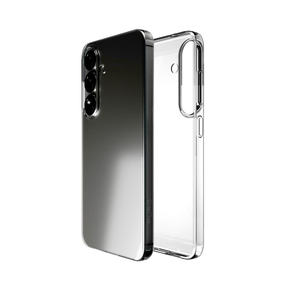 Puro 03 Nude silikonski ovitek za Samsung Galaxy S25 - Prozoren