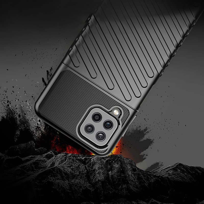 Thunder Case ovitek za Samsung Galaxy A22 4G - črn 4