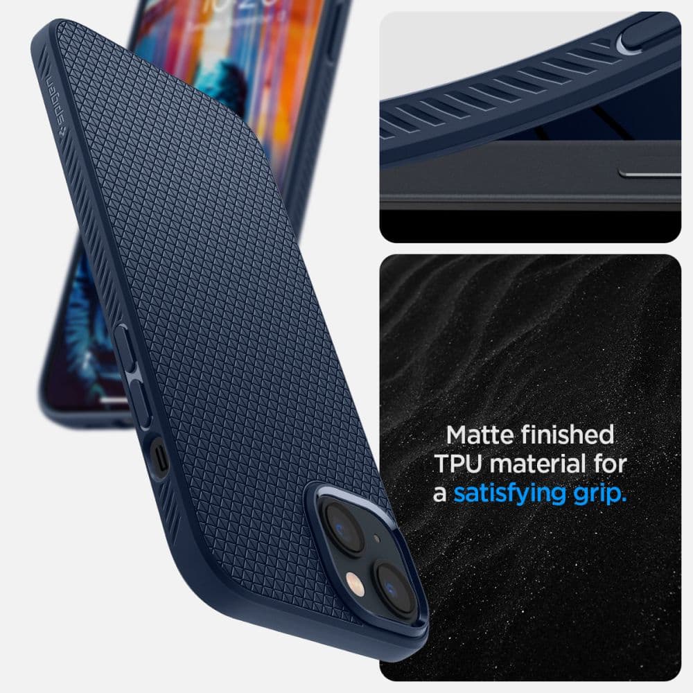 Spigen Liquid Air Ovitek za iPhone 14 Plus - moder 6