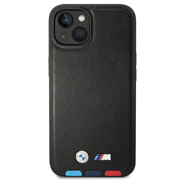 BMW ovitek za iPhone 14 Plus 6.7" (usnjeni, črn) 3