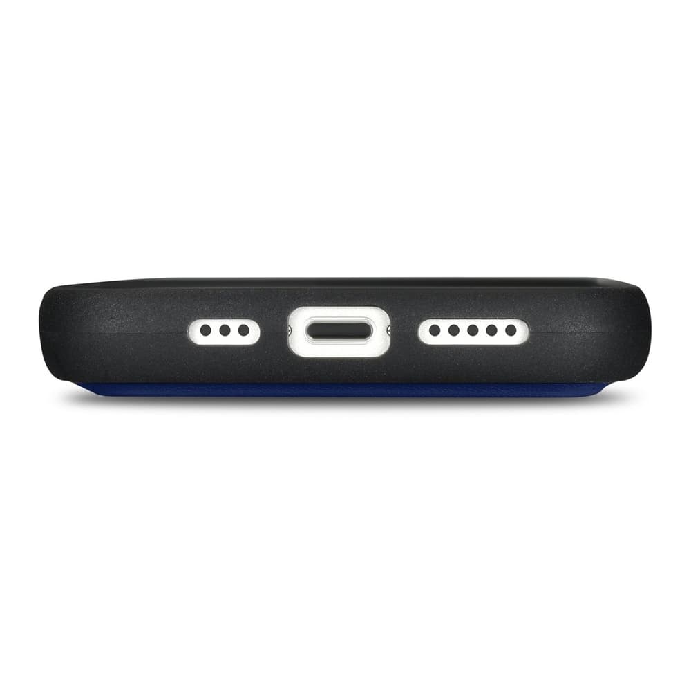 iCarer denarnica ovitek 2v1 za iPhone 14 Pro, modra, Anti-RFID 5