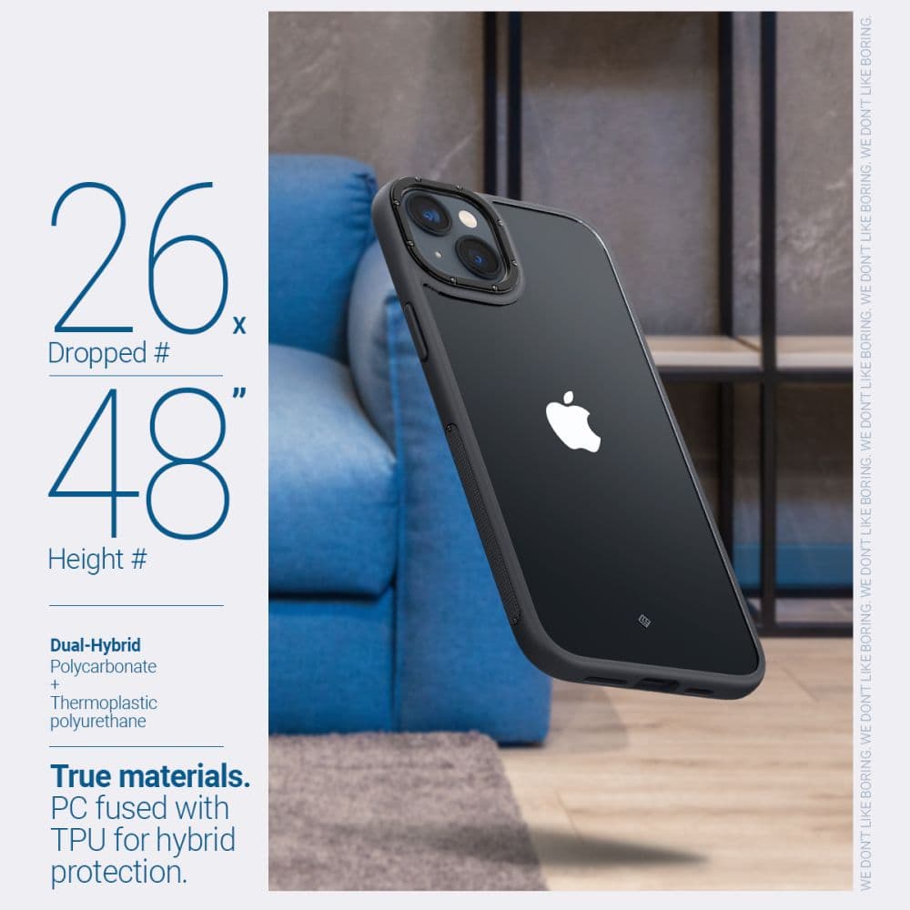 Caseology Skyfall ovitek za iPhone 14 Plus - Mat črna 7