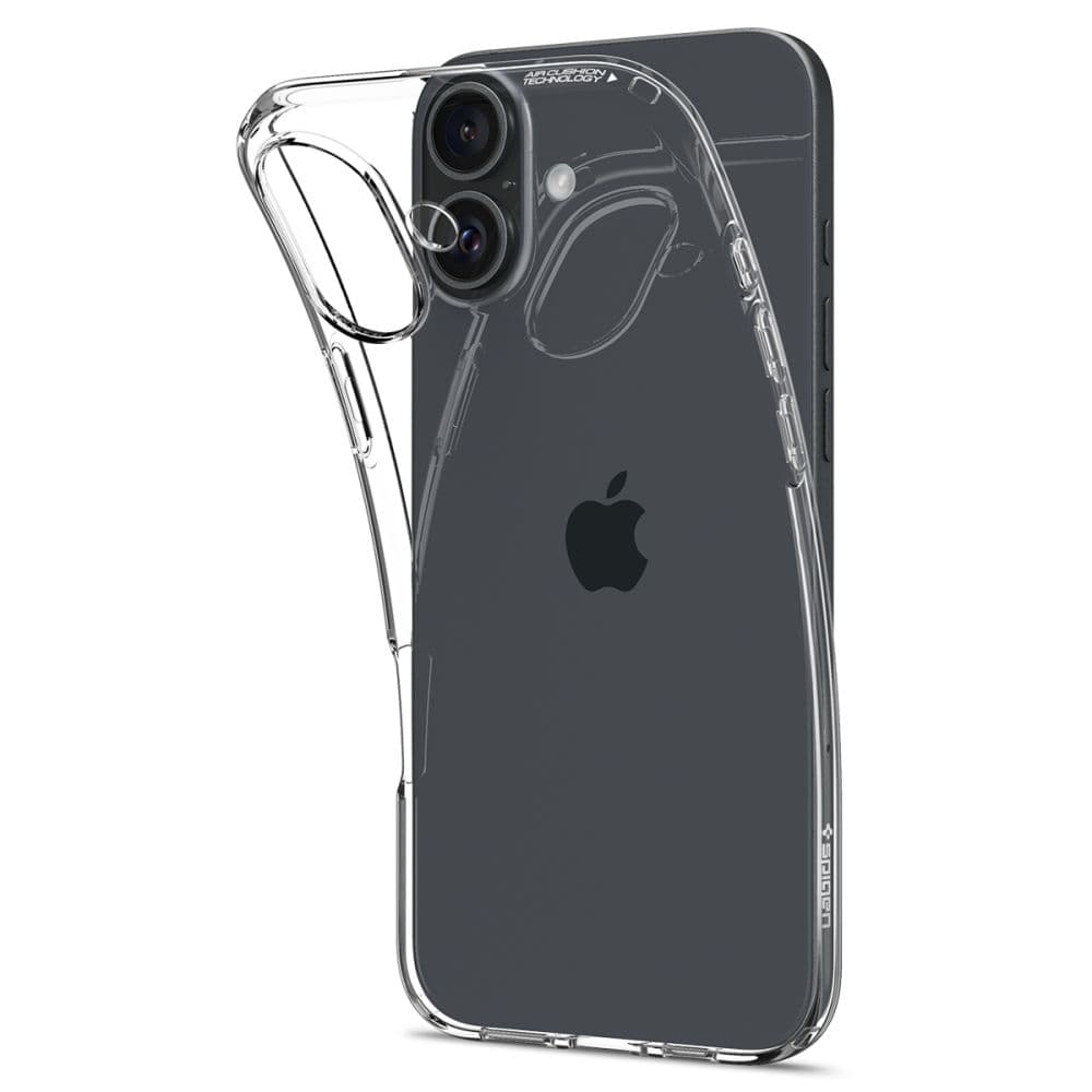 Spigen Liquid Crystal ovitek za iPhone 16 Plus - Prozoren 7