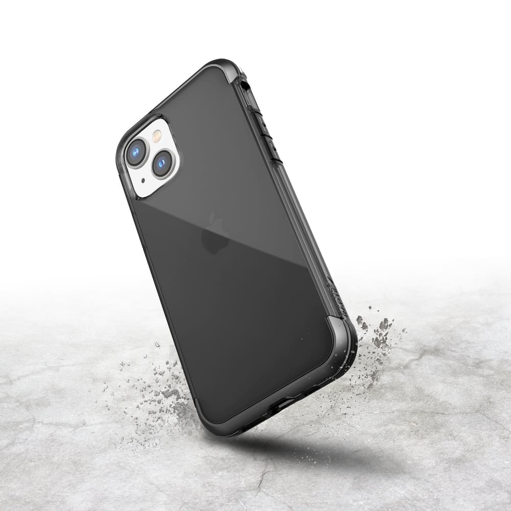 Ovitek Raptic X-Doria Air za iPhone 14, MagSafe, Kovinski elementi, Siva 2