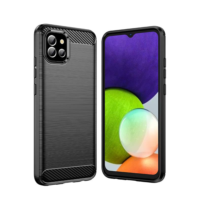 Hurtel Carbon Case ovitek za Samsung A03S EU, črn 2