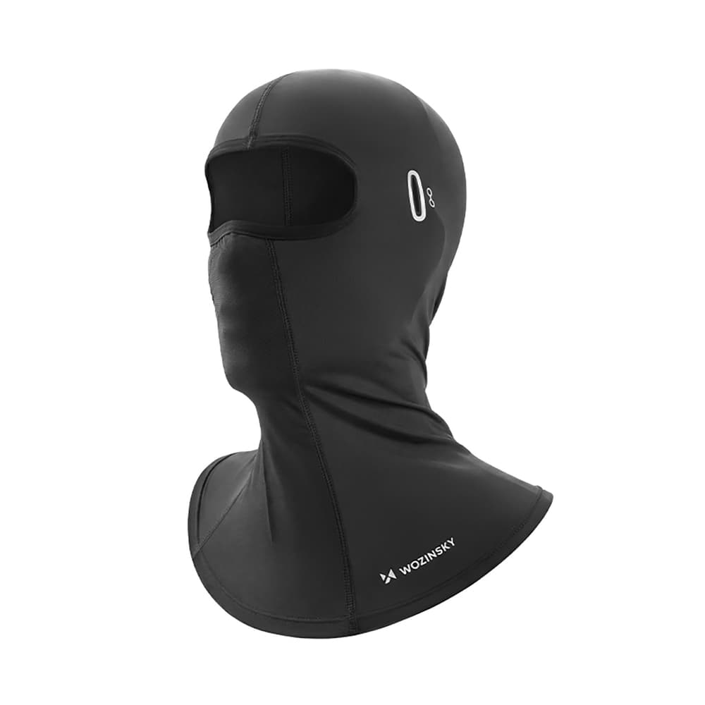 Wozinsky WKM-02B Balaklava z odprtinami za očala - črna