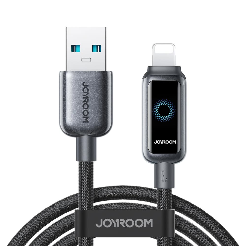 Joyroom S-A55 StarFlight 3A USB-A - Lightning kabel 1.2m, črn