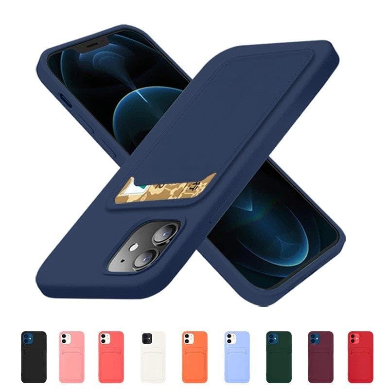 Hurtel ovitek Card Case za Samsung Galaxy A42 5G, temno moder 2
