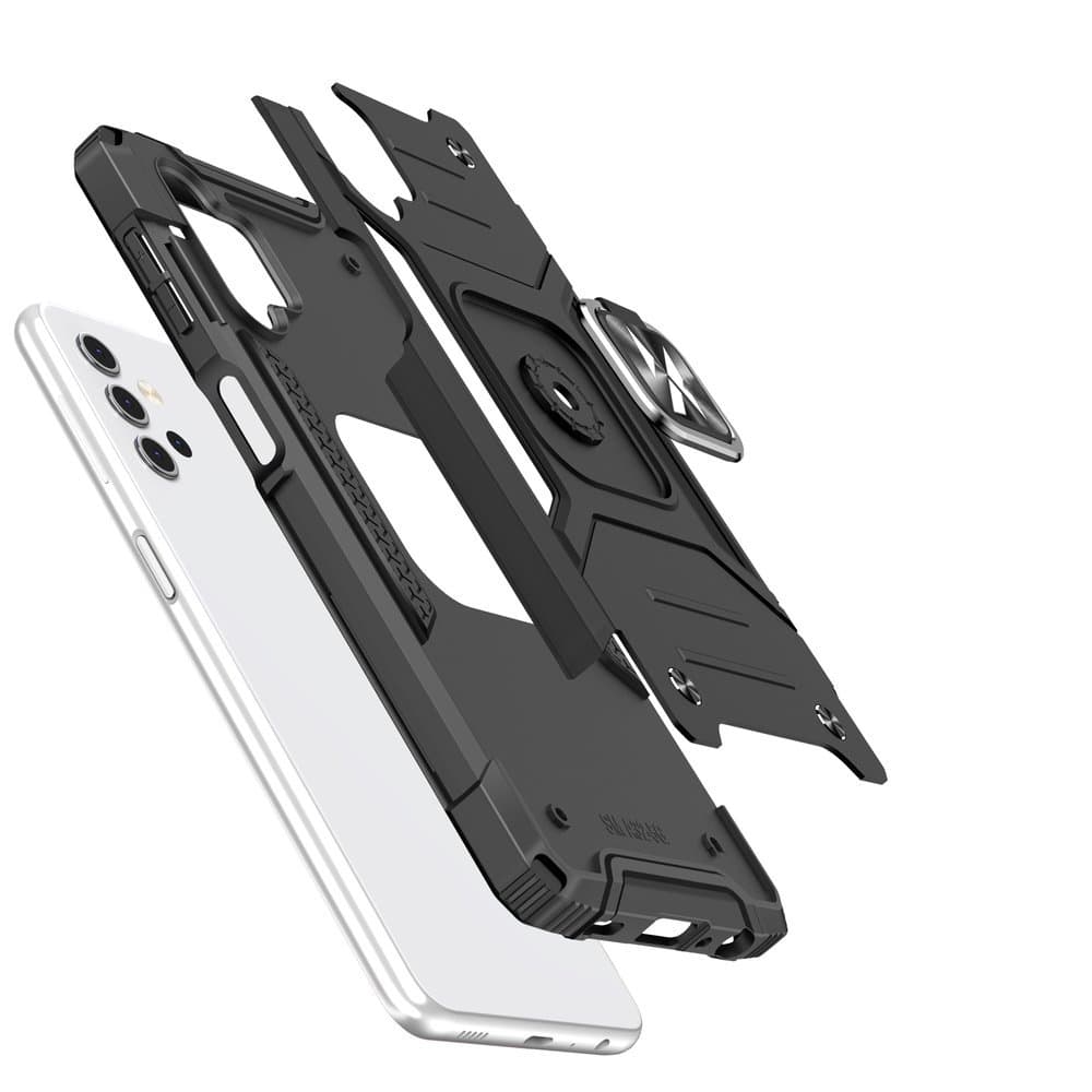 Wozinsky Ring Armor ovitek za Samsung Galaxy A32 5G, črn 3
