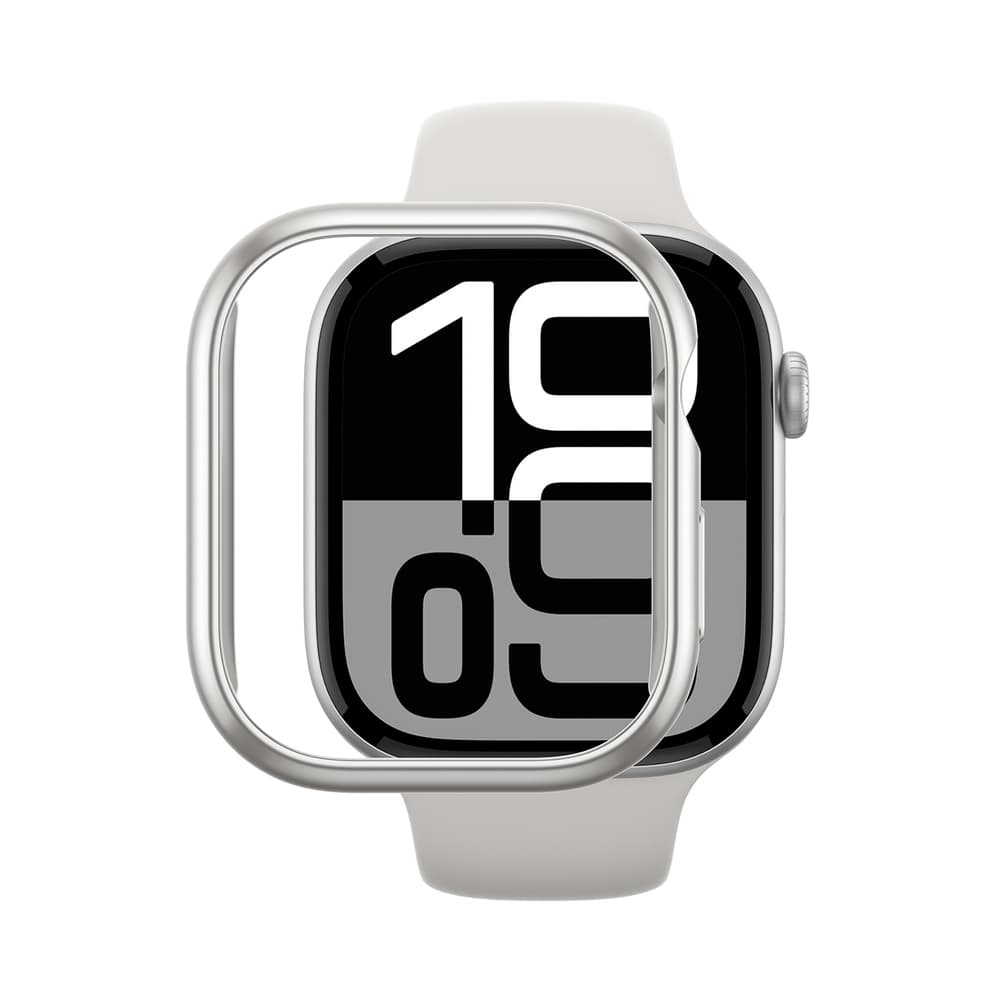 AmazingThing Minimal ovitek za Apple Watch 46mm - srebrn 5