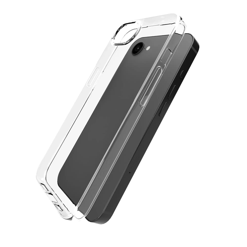 Puro 0.3 Nude silikonski ovitek za iPhone 16e/17e - prosojen 2