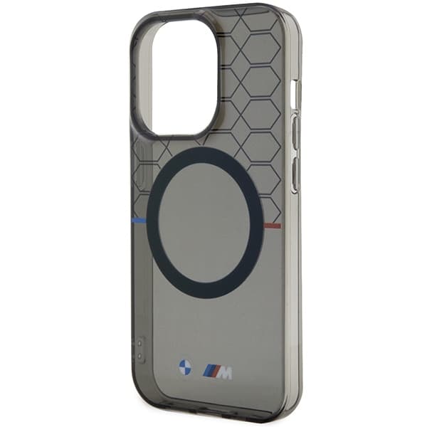 Ovitek BMW Pattern MagSafe za iPhone 14 Pro 6.1" siv 6