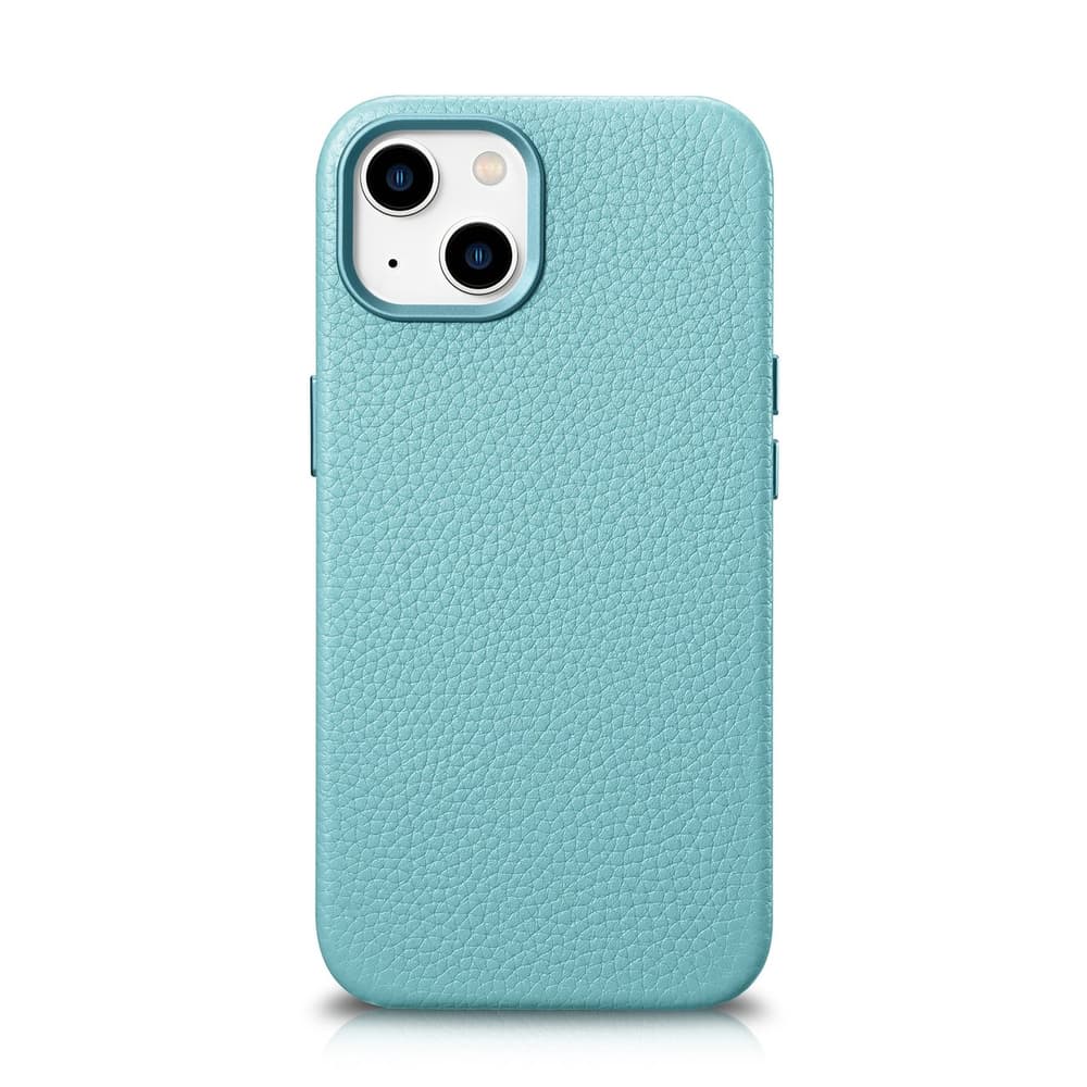 Ovitek iCarer Litchi za iPhone 14 Plus, zelen