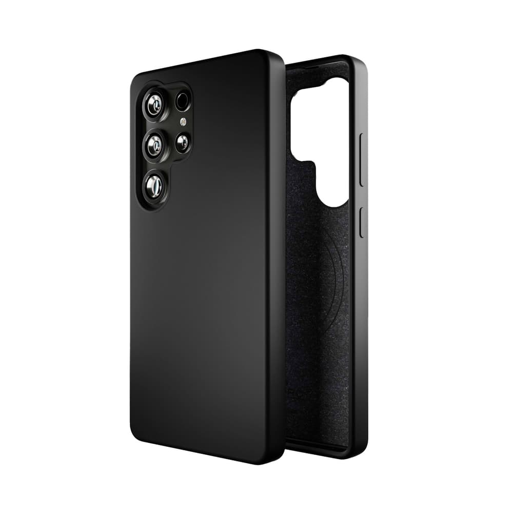 Puro Icon Mag silikonski ovitek z MagSafe za Samsung Galaxy S25 Ultra - Črn