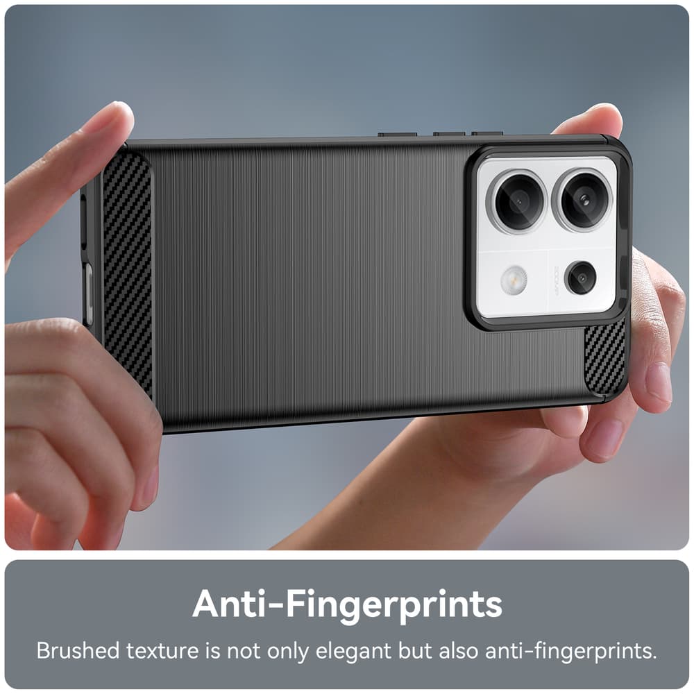 Carbon ovitek za Xiaomi Redmi Note 13 Pro - črn 5