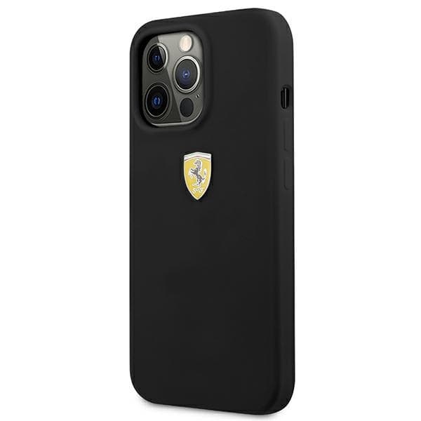 Ferrari ovitek za iPhone 13 Pro Max 6.7" (silikonski, črn) 2
