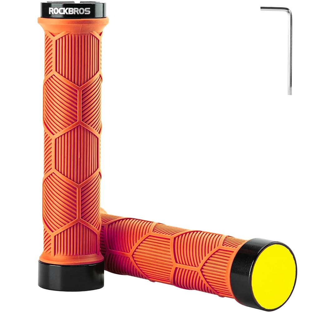 Rockbros 40720007004 kolesarski ročaji z odsevniki - oranžna