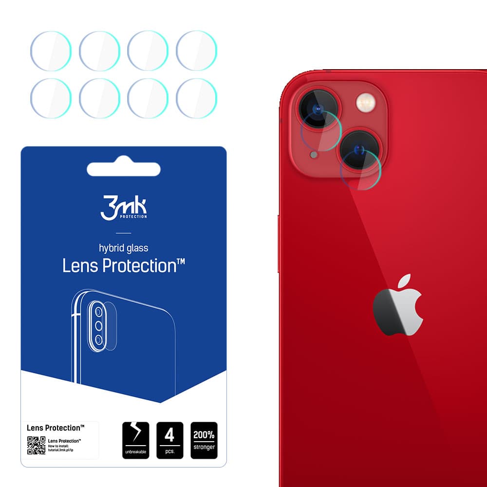 iPhone 13 mini - Zaščitno steklo za kamero 7H 3mk Lens Protection