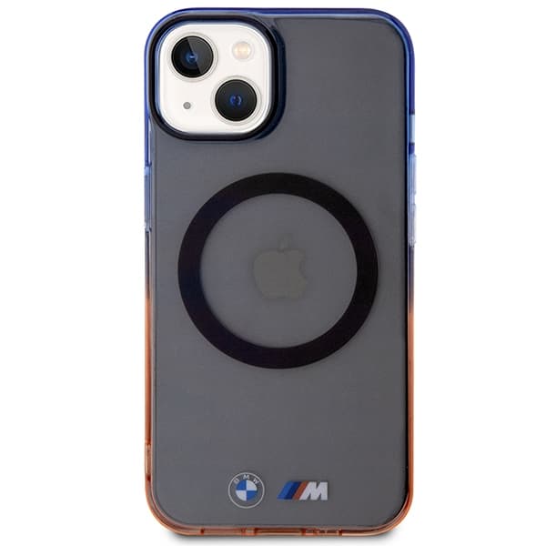 Ovitek za iPhone 14 Plus BMW Gradient Bumper MagSafe, siv 3