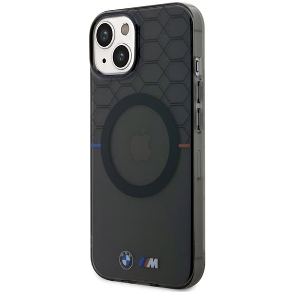 Ovitek BMW Pattern MagSafe za iPhone 14 6.1" siv 2