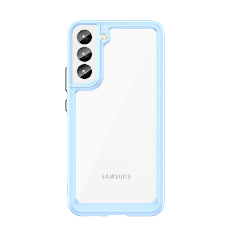 Ovitek Outer Space Case za Samsung Galaxy S23+ s fleksibilnim okvirjem, moder 3