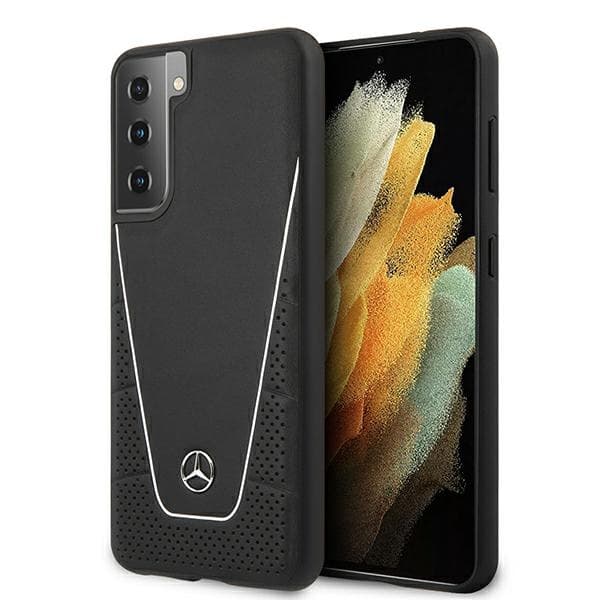 Mercedes Dynamic Line ovitek za Samsung Galaxy S21+ - črna