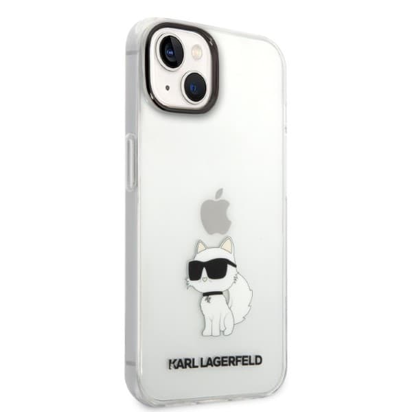 Karl Lagerfeld Ikonik Choupette etui za iPhone 14 Plus - prozoren 4