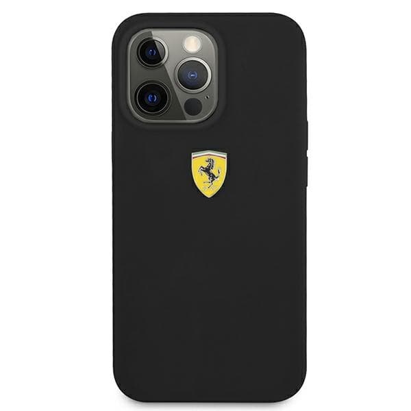 Ferrari ovitek za iPhone 13 Pro Max 6.7" (silikonski, črn) 3