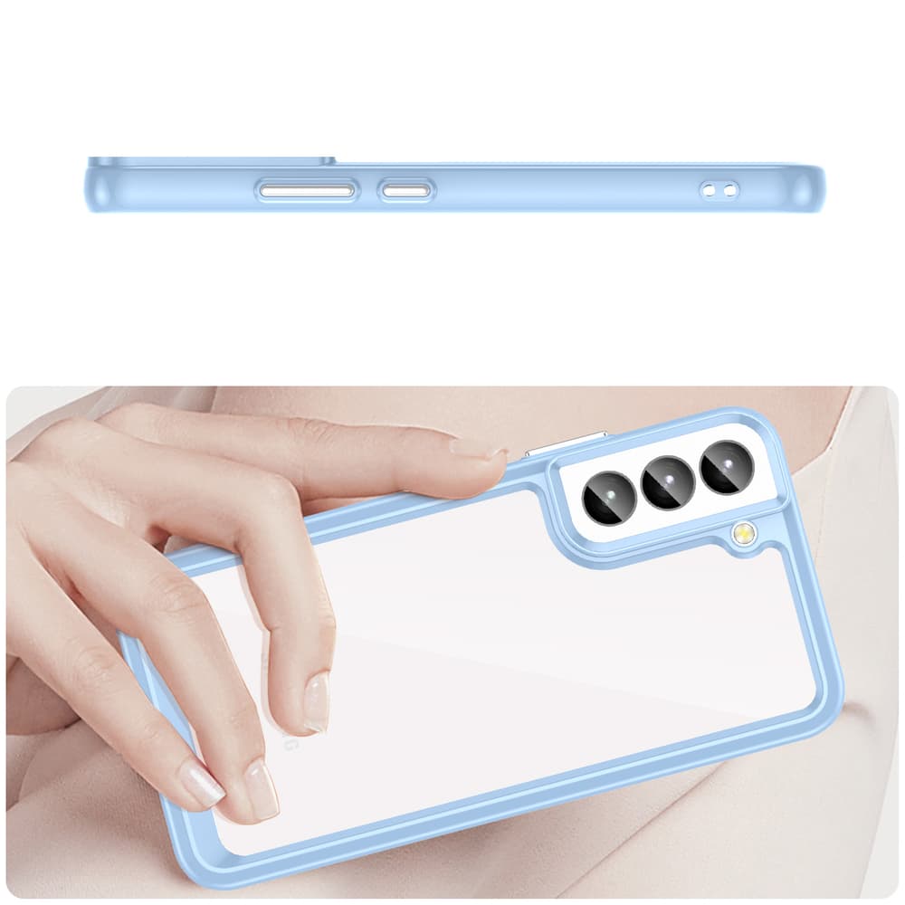 Hurtel Outer Space ovitek za Samsung Galaxy S23, moder okvir 5