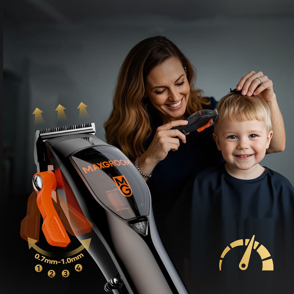 MAXGROOM WF-3908 večnamenski strižnik las z brivnikom - črn 4