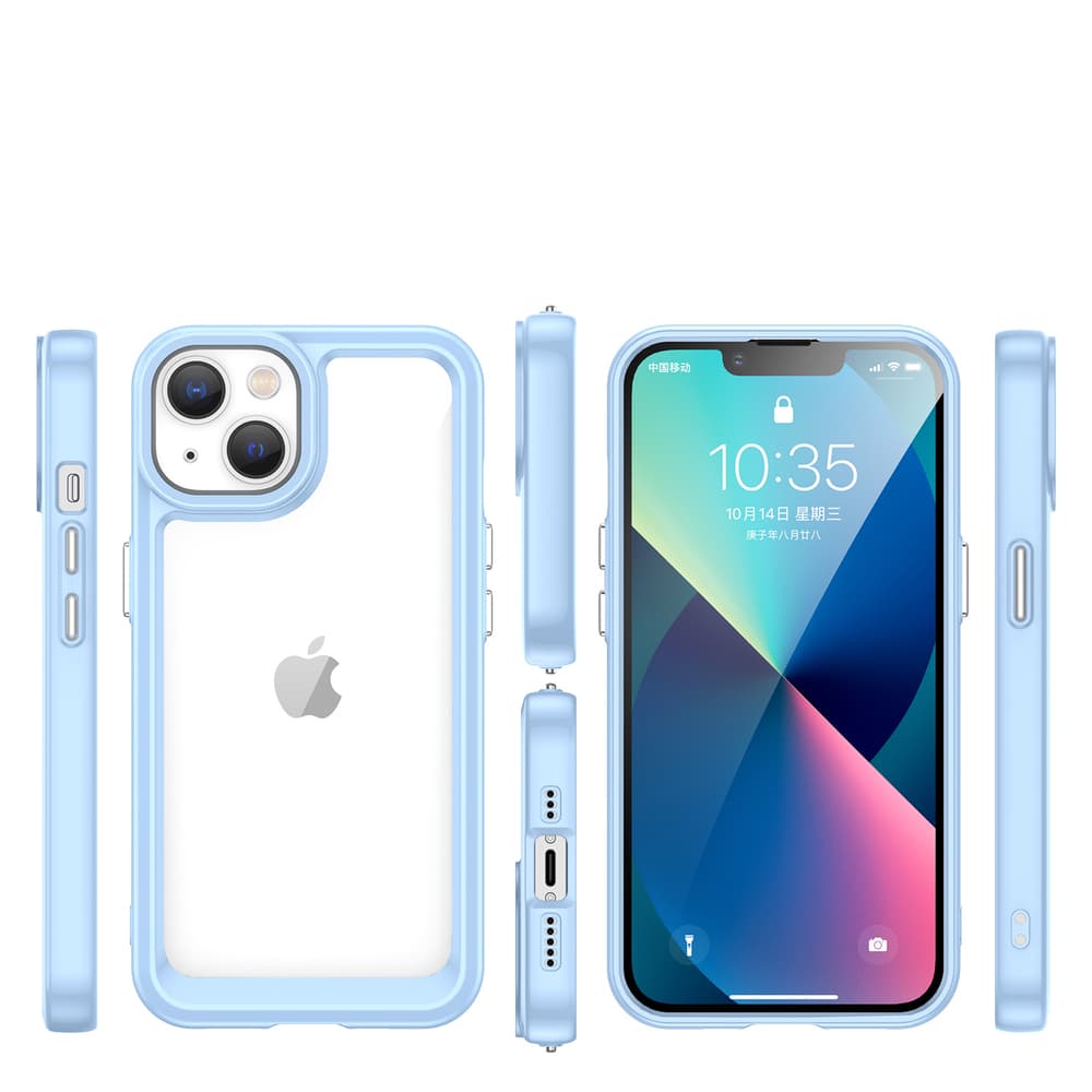 Hurtel Outer Space ovitek za iPhone 14 Plus - modra 2