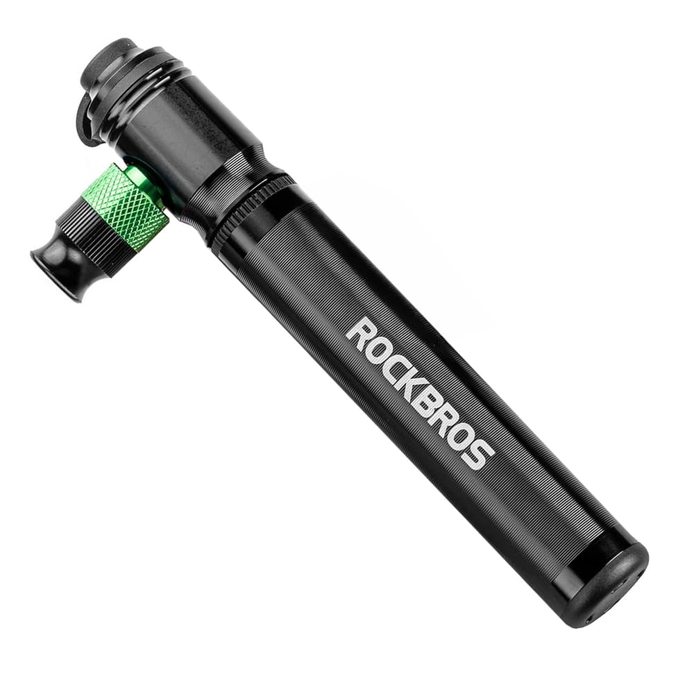 Rockbros HQ-75D-CO2 ročna/aluminijasta CO2 tlačilka, črna