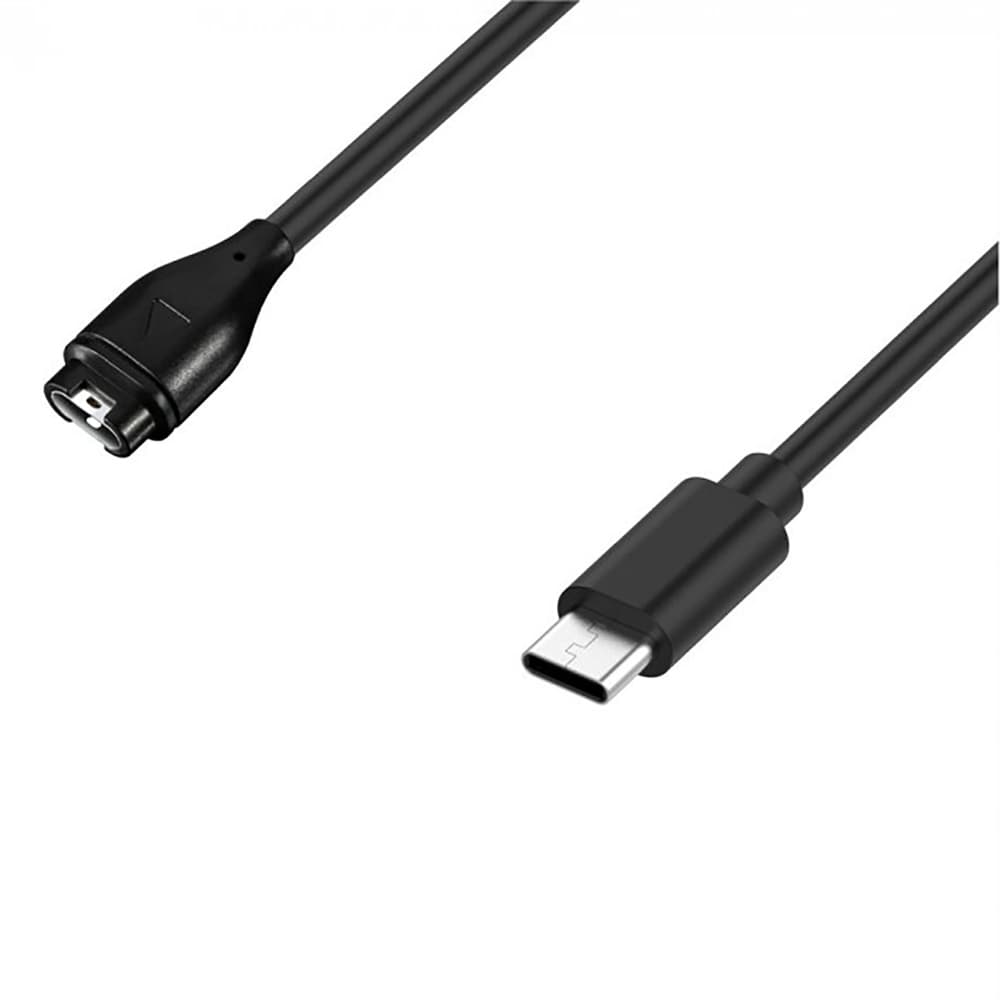 Magnetni polnilnik za Garmin pametne ure z USB-C, črn 2