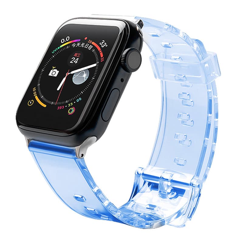 Hurtel Strap Light silikonski pašček za Apple Watch 42/44 mm, moder