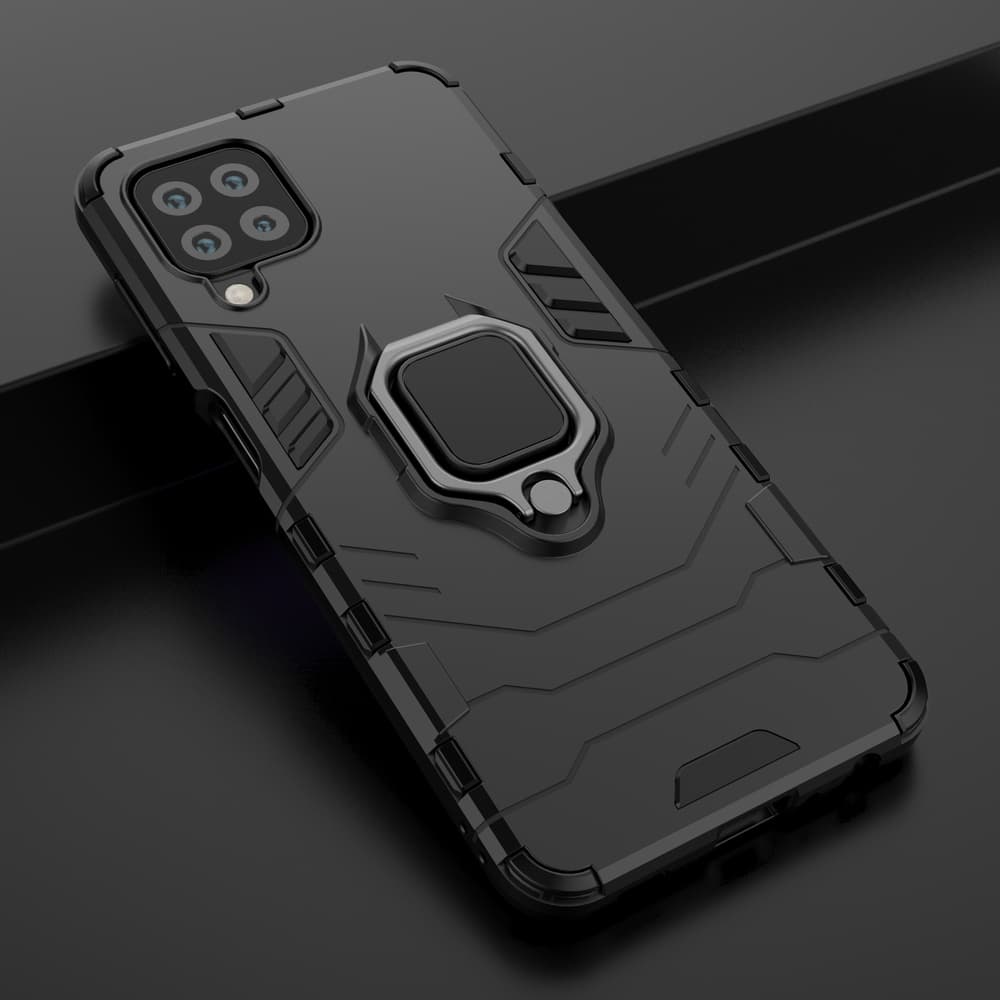Ring Armor ovitek z obročem za Samsung Galaxy A22 4G, moder 8