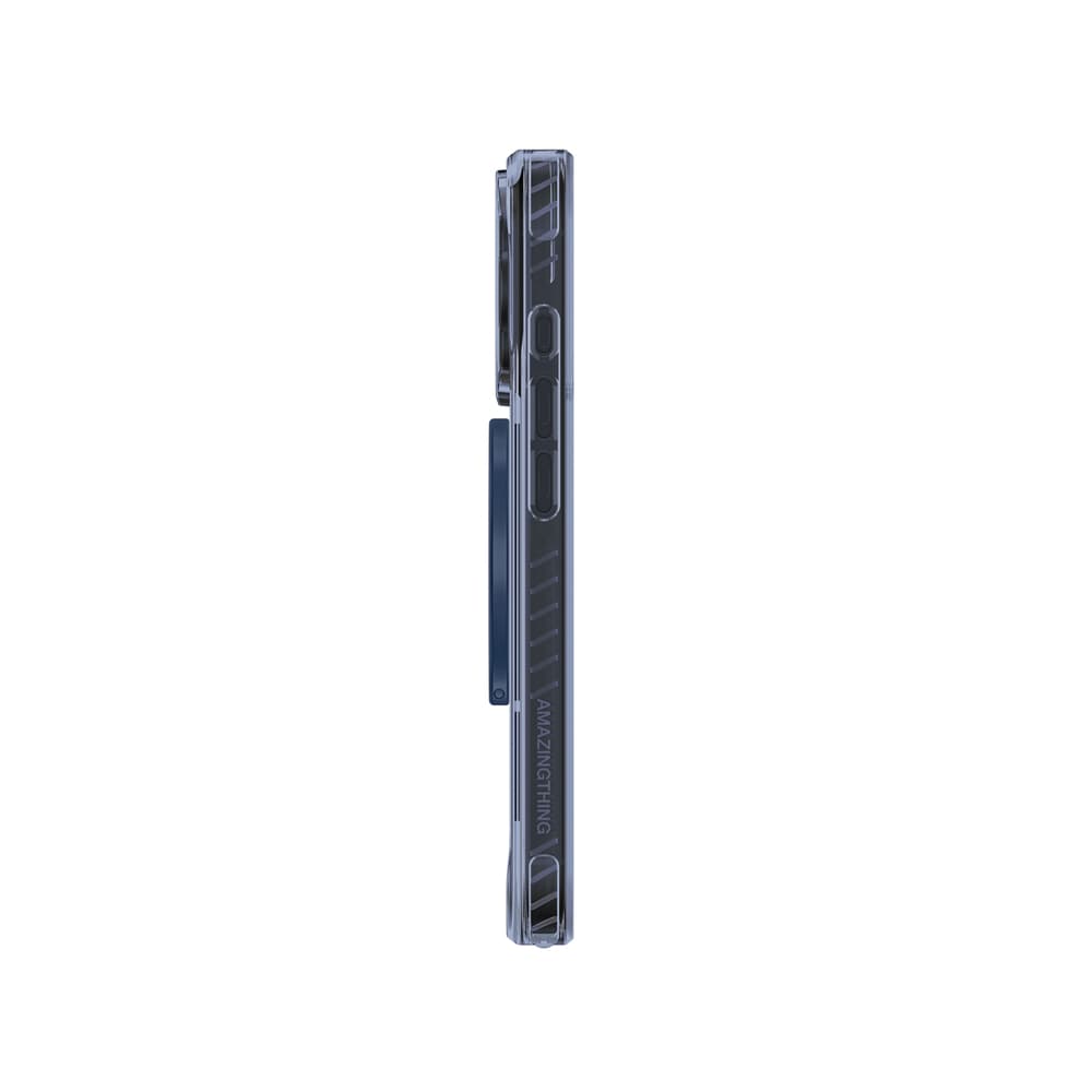 AmazingThing Titan Pro ovitek z obročem za iPhone 17 Pro Max, MagSafe, moder 6