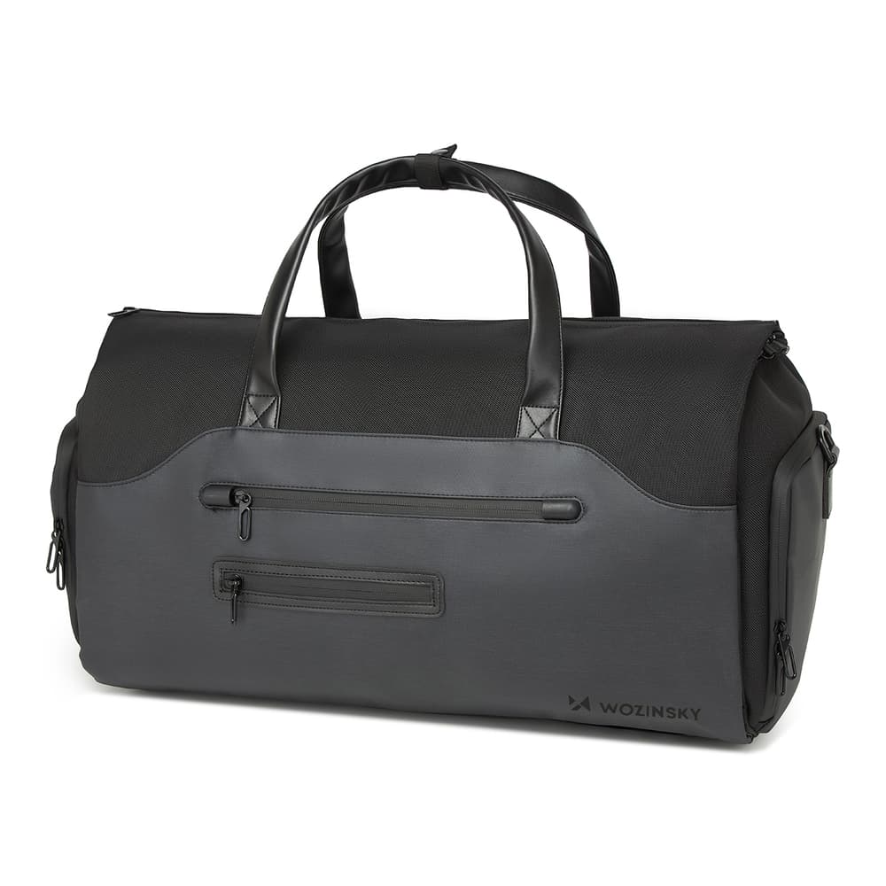 Torba za obleko Wozinsky Premium z vlažnim žepom, 45L, črna 3