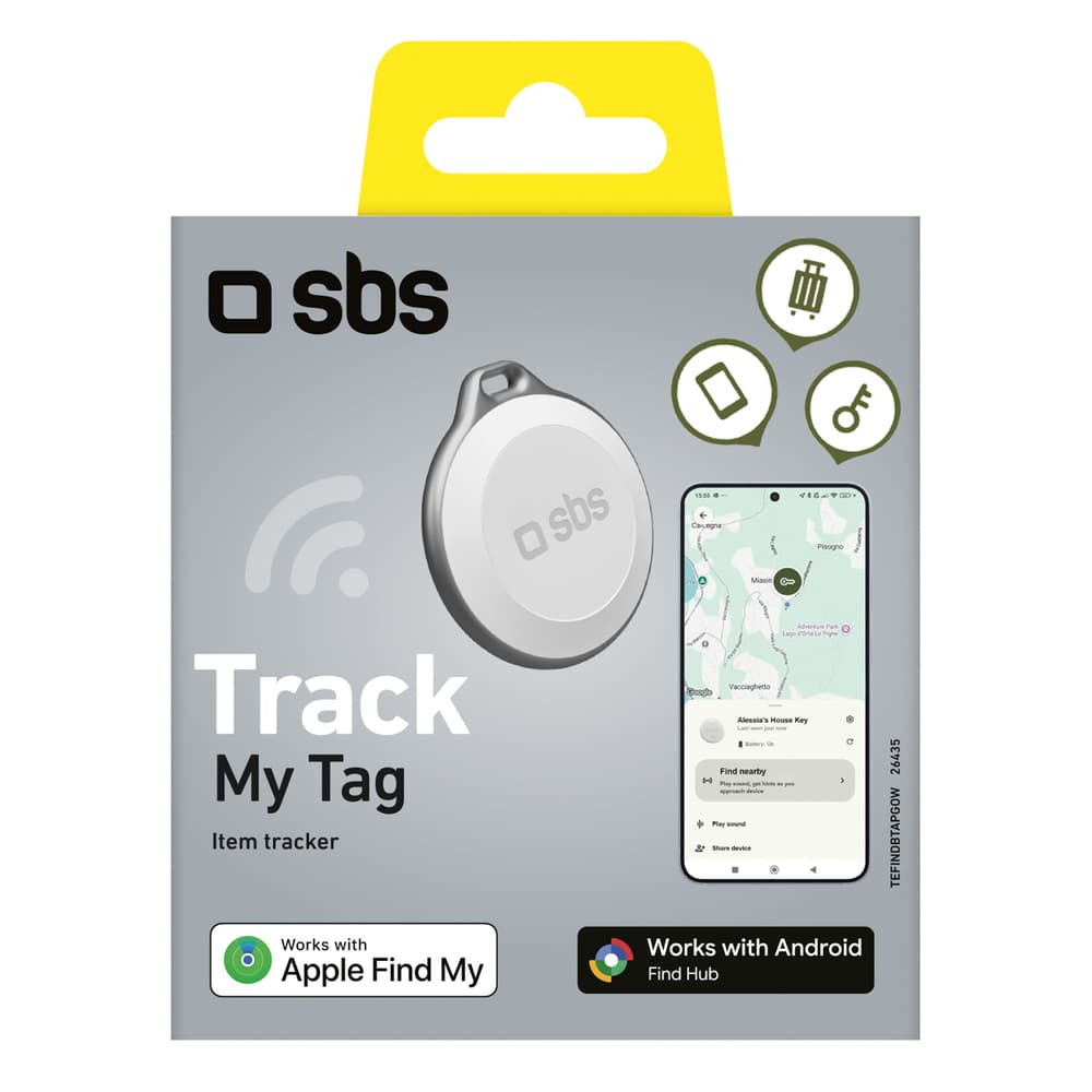 SBS Track My Tag univerzalni sledilnik - Bela 2