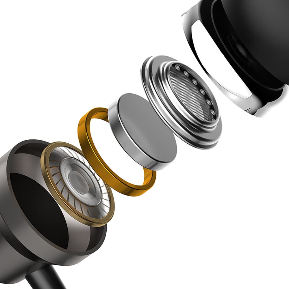 Dudao X10PRO Žične slušalke, 3.5mm mini jack - črne 3