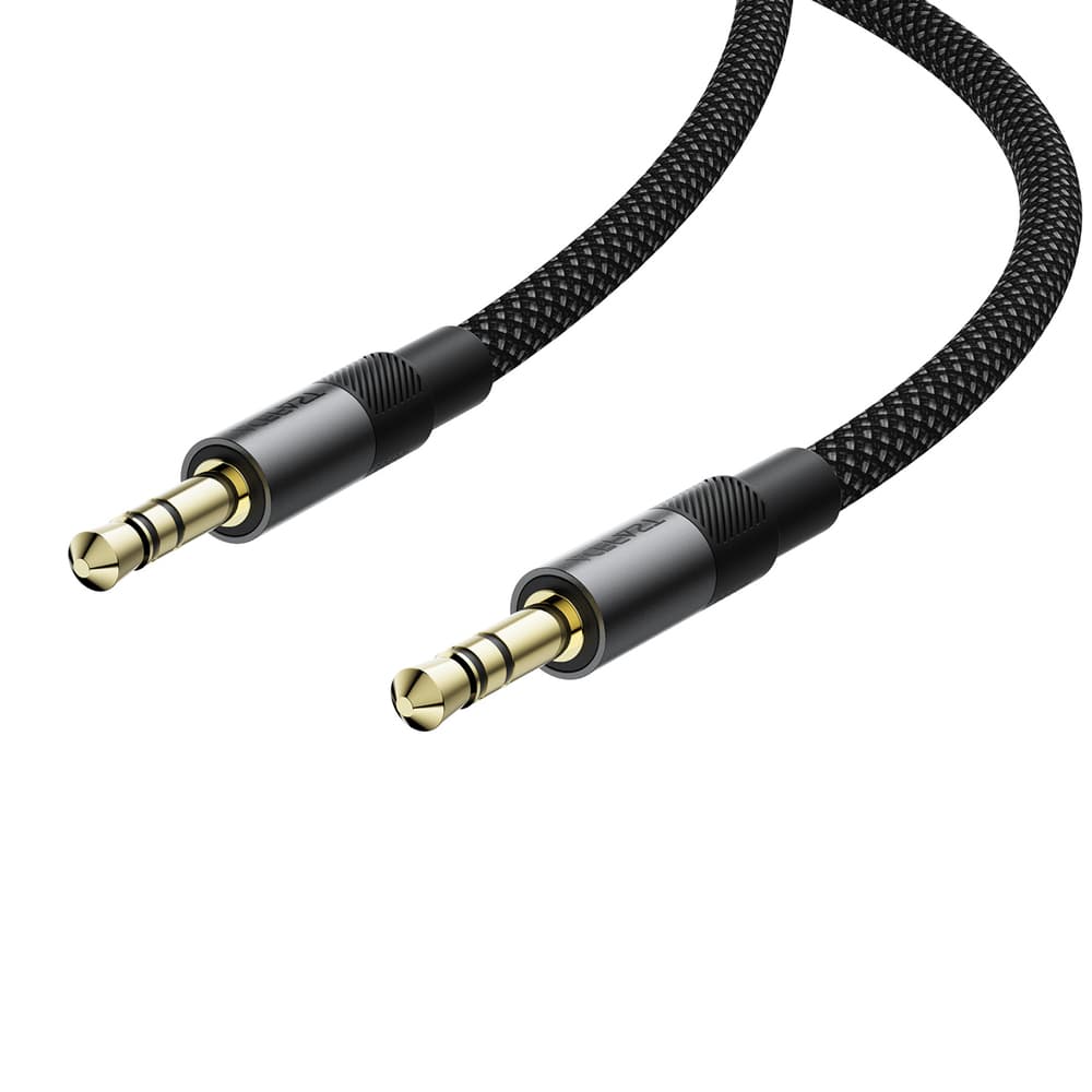 Acefast J10 AUX kabel mini jack 3.5mm, 1m, črn 3